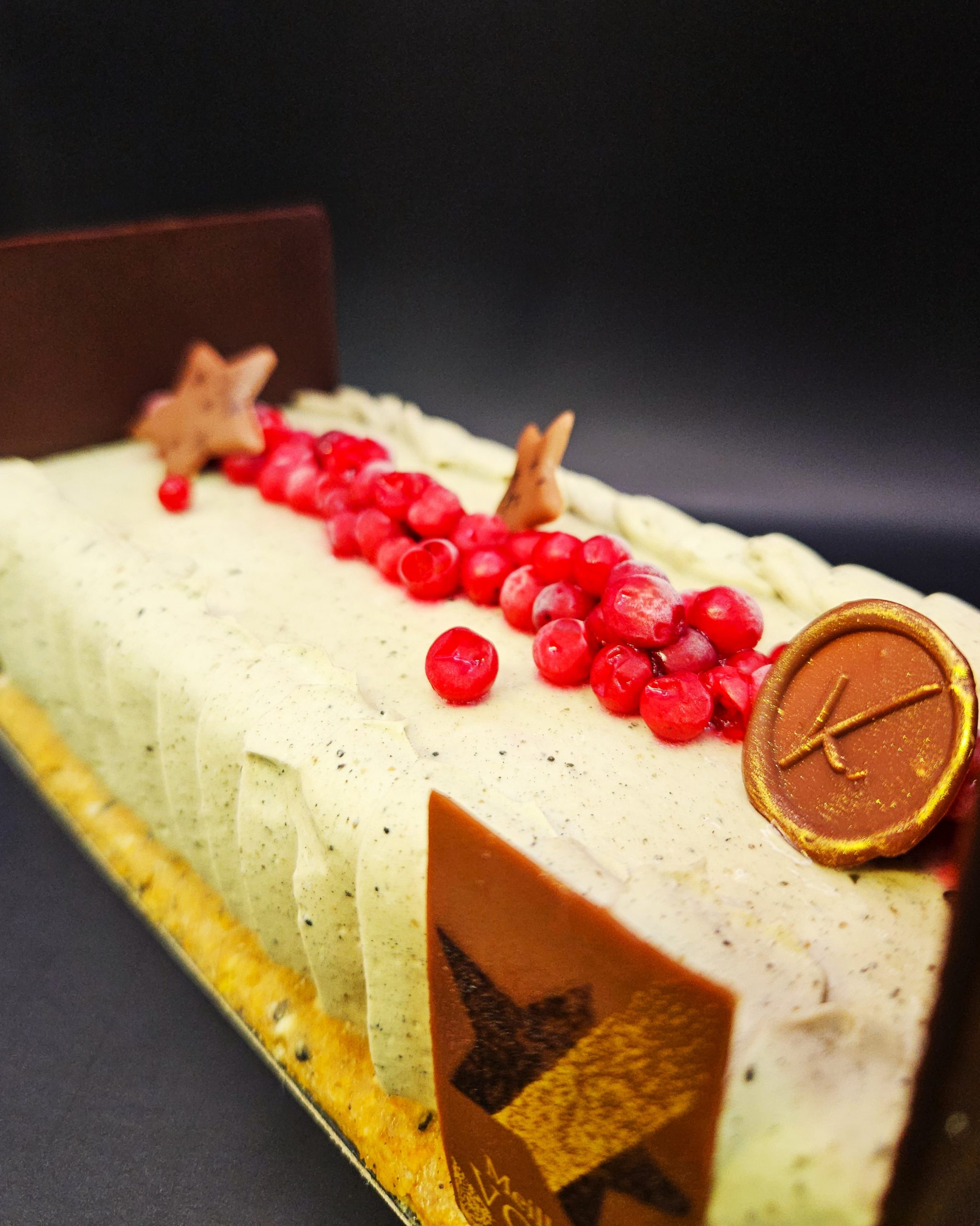 Bûche sésame & airelle -K.Pultau