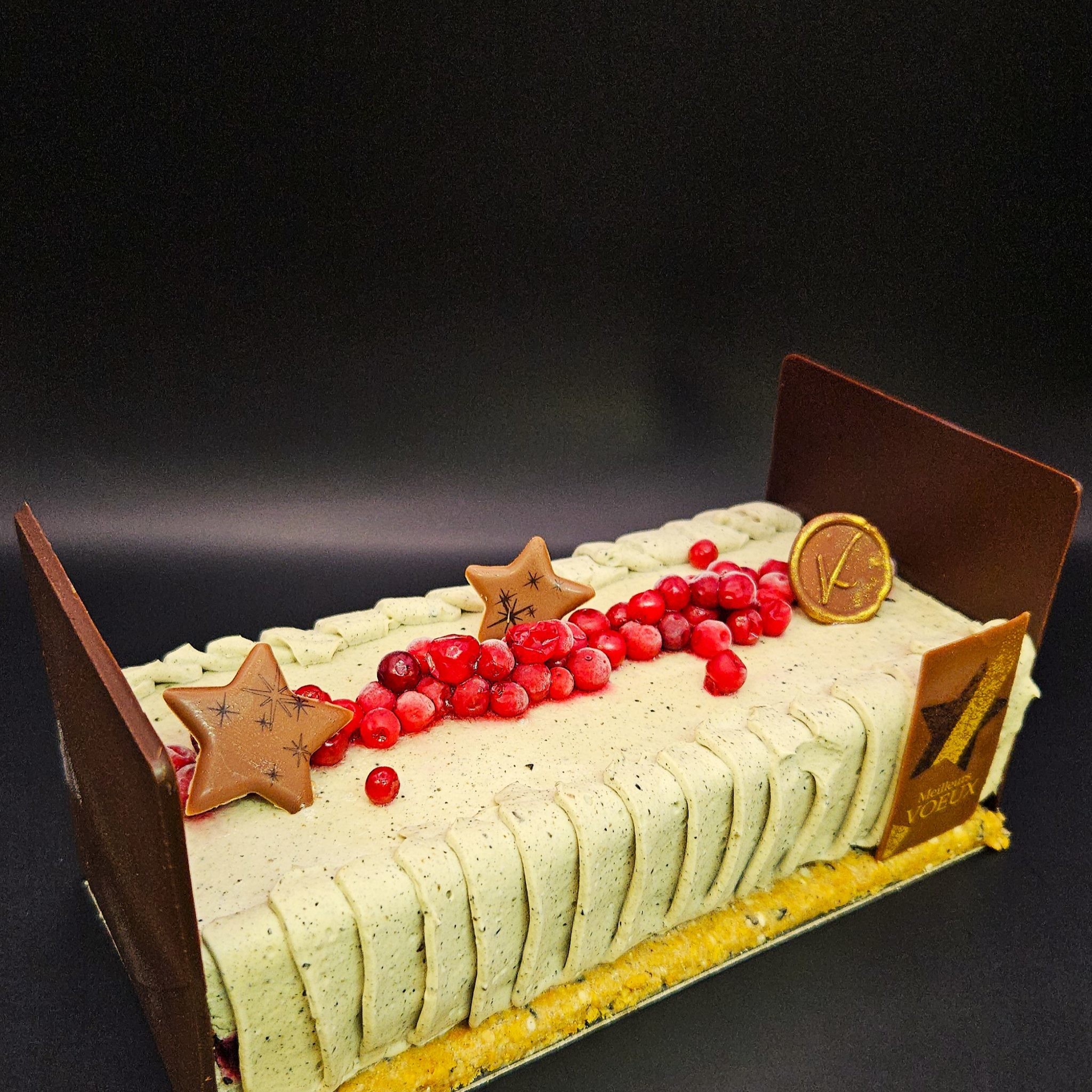 Bûche sésame & airelle -K.Pultau