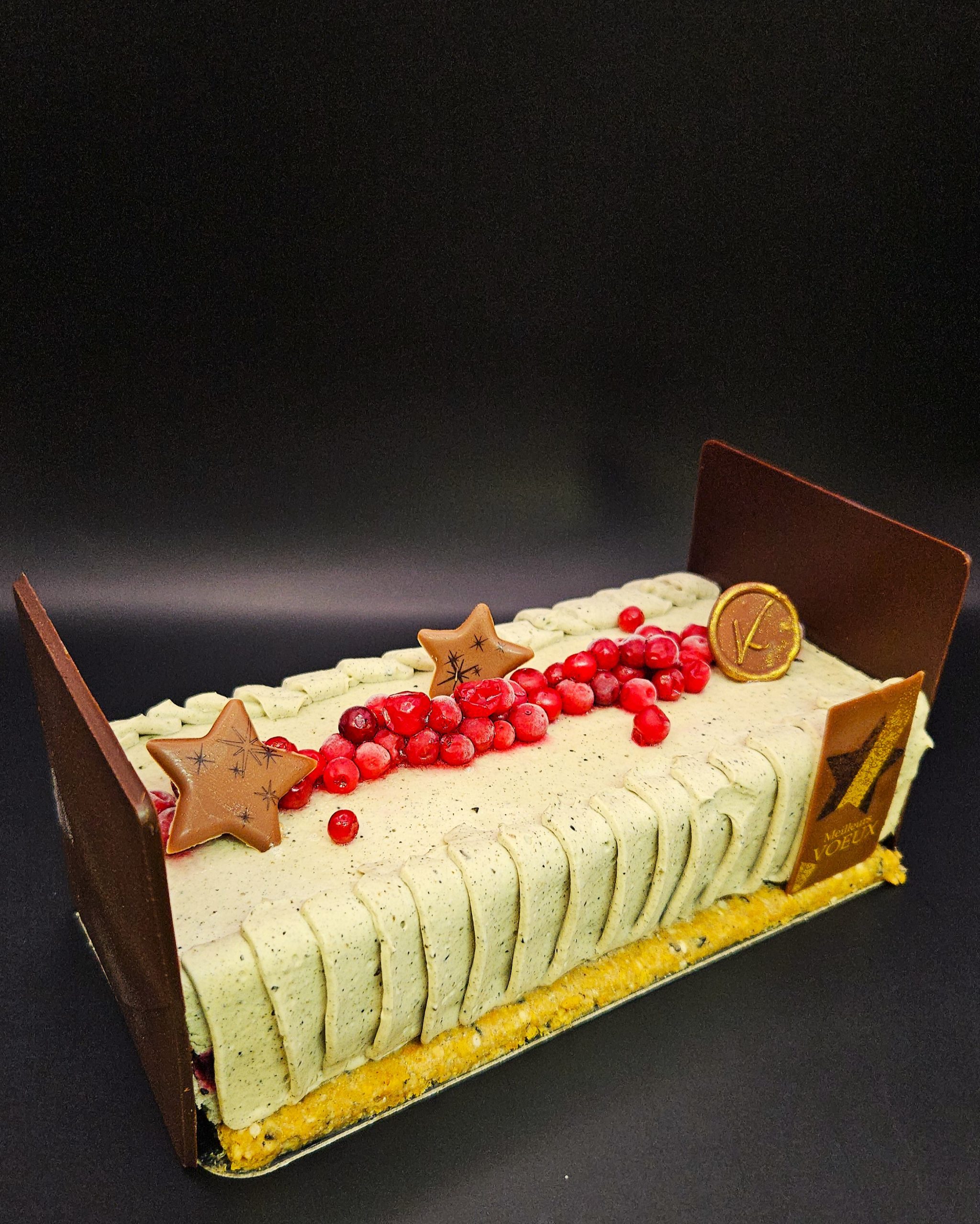 Bûche sésame & airelle -K.Pultau